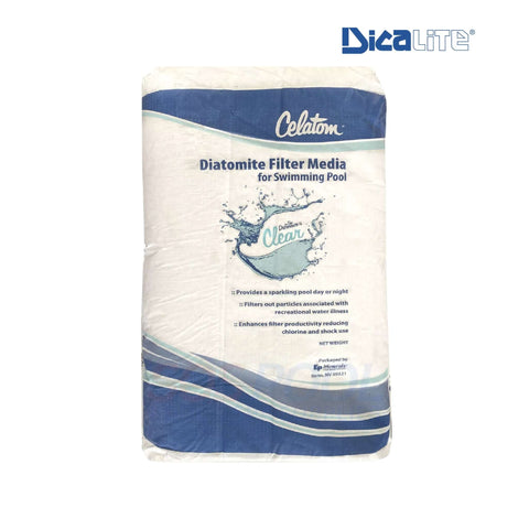 EP Minerals Celatom Diatomaceous Earth Filter Powder for swimming pools, 25 lbs. | SOS Pool cleaning solution.