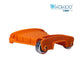 BWT Kokido Turbo EV105ASM03 left wing extension for EV105CBX pool vacuum in vibrant orange, ideal for efficient pool cleaning.