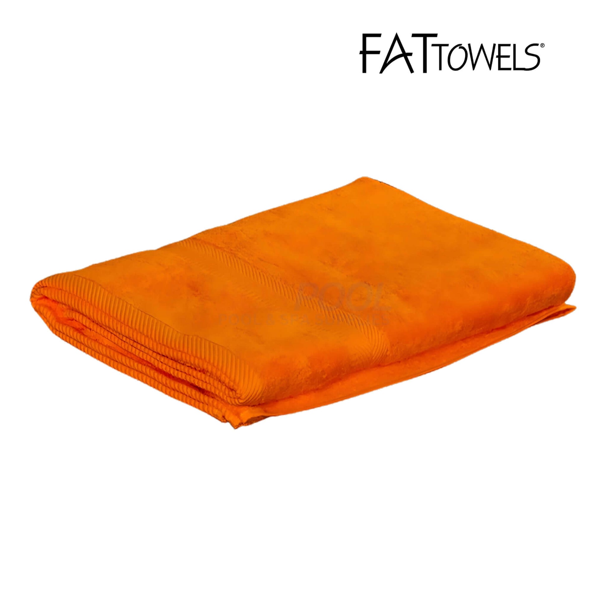 FatTowels FT20 Towel, Big & Bright Terry, oversized orange beach towel for comfort & durability, 35" x 65", SKU: FT20, SOS Pool.