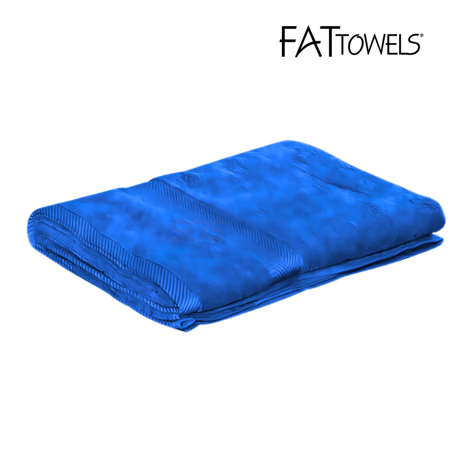 FatTowels FT20 Big & Bright Terry Beach Towel, vibrant blue color, 35" x 65", ideal for SOS Pool. SKU: FT20.