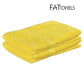 FatTowels FT35 Beach Towel in vibrant yellow, kingsized velour, 36" x 72" for superior comfort. SOS Pool.