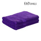 FatTowels FT35 Kingsized Velour Beach Towel in vibrant purple color, 36" x 72", perfect for SOS Pool use.