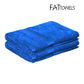 FatTowels FT35 kingsized velour beach towel in vibrant blue color, 36" x 72", perfect for SOS Pool. SKU: FT35