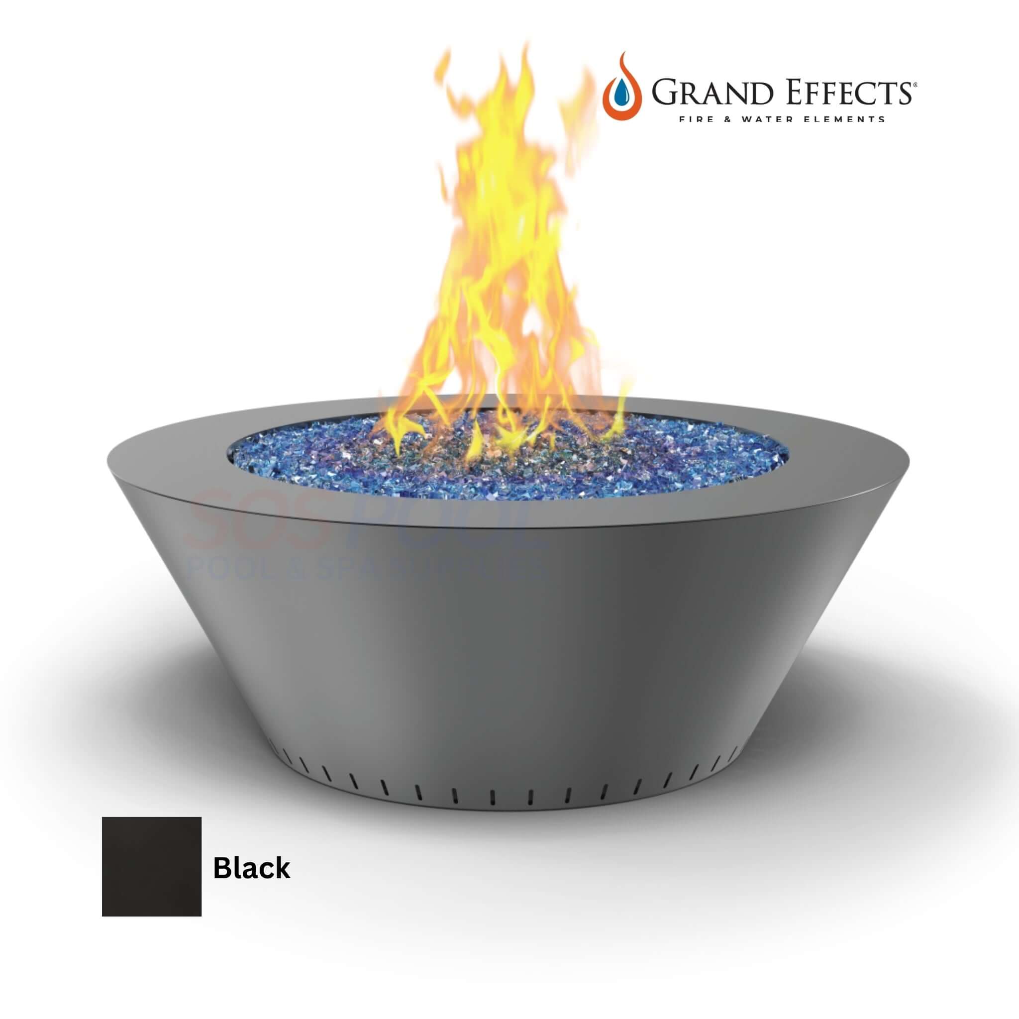 Grand Effects Fire Table | Grand Essex | Metallic