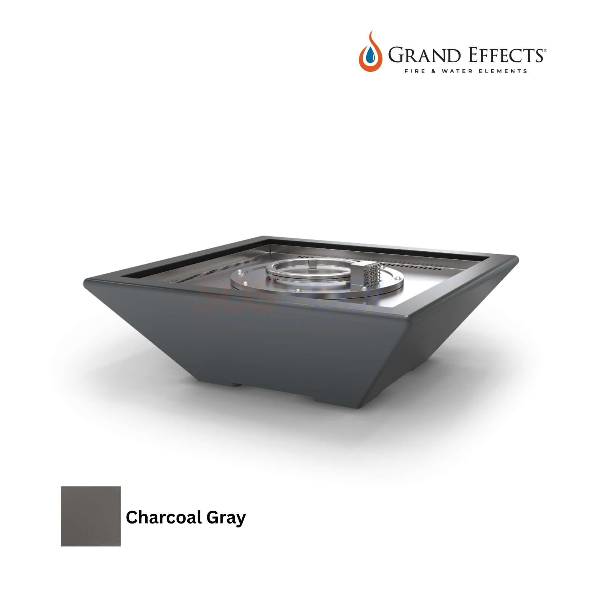 Grand Effects Corinthian Fire Bowl | Concrete