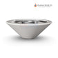 Grand Effects Essex Fire Bowl in Concrete, minimal elegance, durable GFRC, 31" diameter, SKU: SOS Pool.