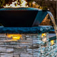 Grand Effects Corinthian Fire & Water Bowl Concrete with glowing accents, SKU part number: SOS Pool