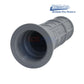 Gray Umbrella Socket Pool Deck Anchor | PS-7015-UG close-up showing ABS plastic housing for pool supplies and swimming pool parts.