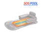 H2O GO Designer Fashion Lounge 43028E in clear and orange color, perfect for relaxing in the pool, from SOS Pool.