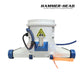 HammerHead 21" Vacuum Head With 60' Cord | HH1310-60 front view showing robust design and blue wheels, ideal for SOS pool cleaning.