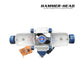 Top view of HammerHead 21" Vacuum Head with 60' Cord | HH1310-60, featuring durable design for pool cleaning, from SOS Pool supplies.