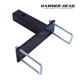 HammerHead Cleaner 2" Hitch Adapter With U-Bolt | HH1301, black adapter with U-bolts for secure hitch connection, SOS Pool supplies.
