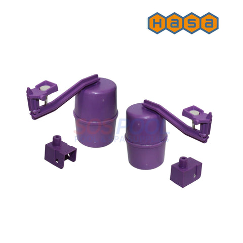 HASA In and Out Float Assembly Kit for 96300 Liquid Feeder 96303 with purple components from SOS Pool.