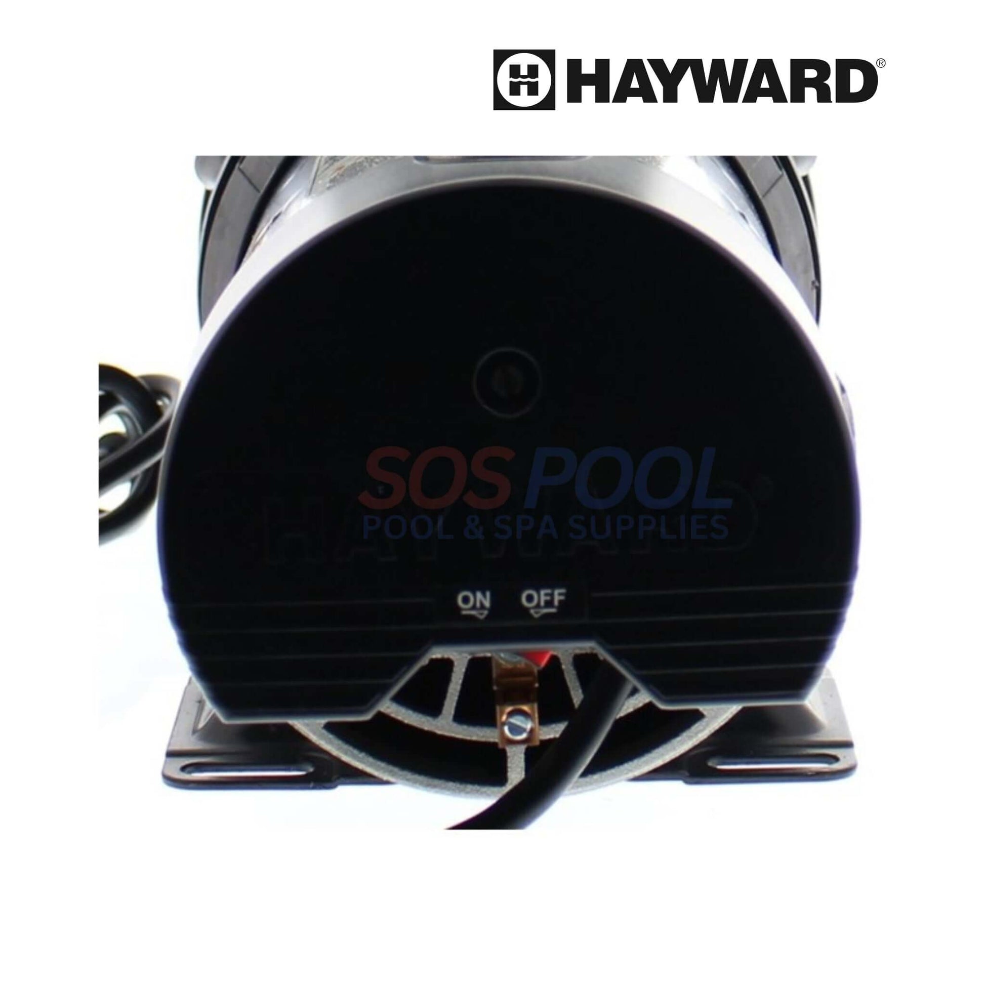Hayward 1.5 HP PowerFlo Matrix Pool Pump | W3SP1593 rear view with power switch, ideal for SOS Pool supplies and swimming pool parts.