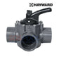 Hayward 3-Port PVC Diverter Valve PSV3SDGR for pool and spa systems, 1.5" - 2" plumbing at SOS Pool.