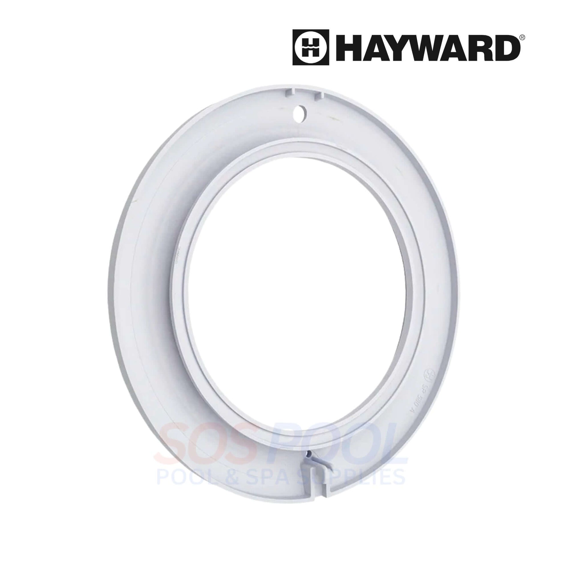 Hayward Astrolite Molded Face Rim | SPX0580A in white, for pool lighting, ensuring watertight seal and stability. SOS Pool supplies.