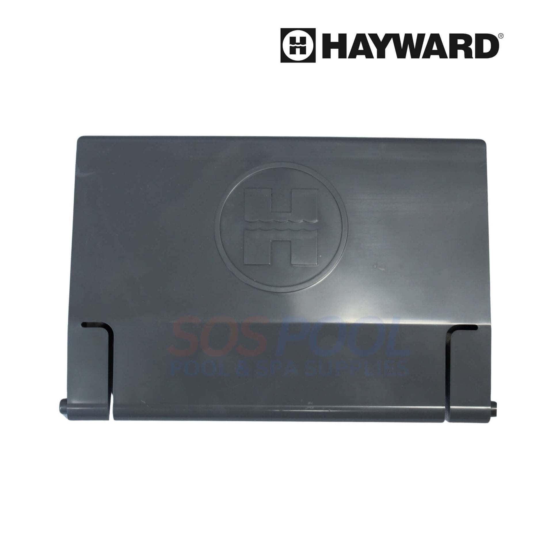 Hayward Automatic Skimmer Weir | Dark Grey | SPX1082KDGR, top view showing dark grey finish, for SOS Pool supplies.