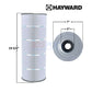 Hayward Cartridge for Star-Clear Plus C500 50 Sq. Ft. Filter | C-7656 | DPM-7656 | CX500RE