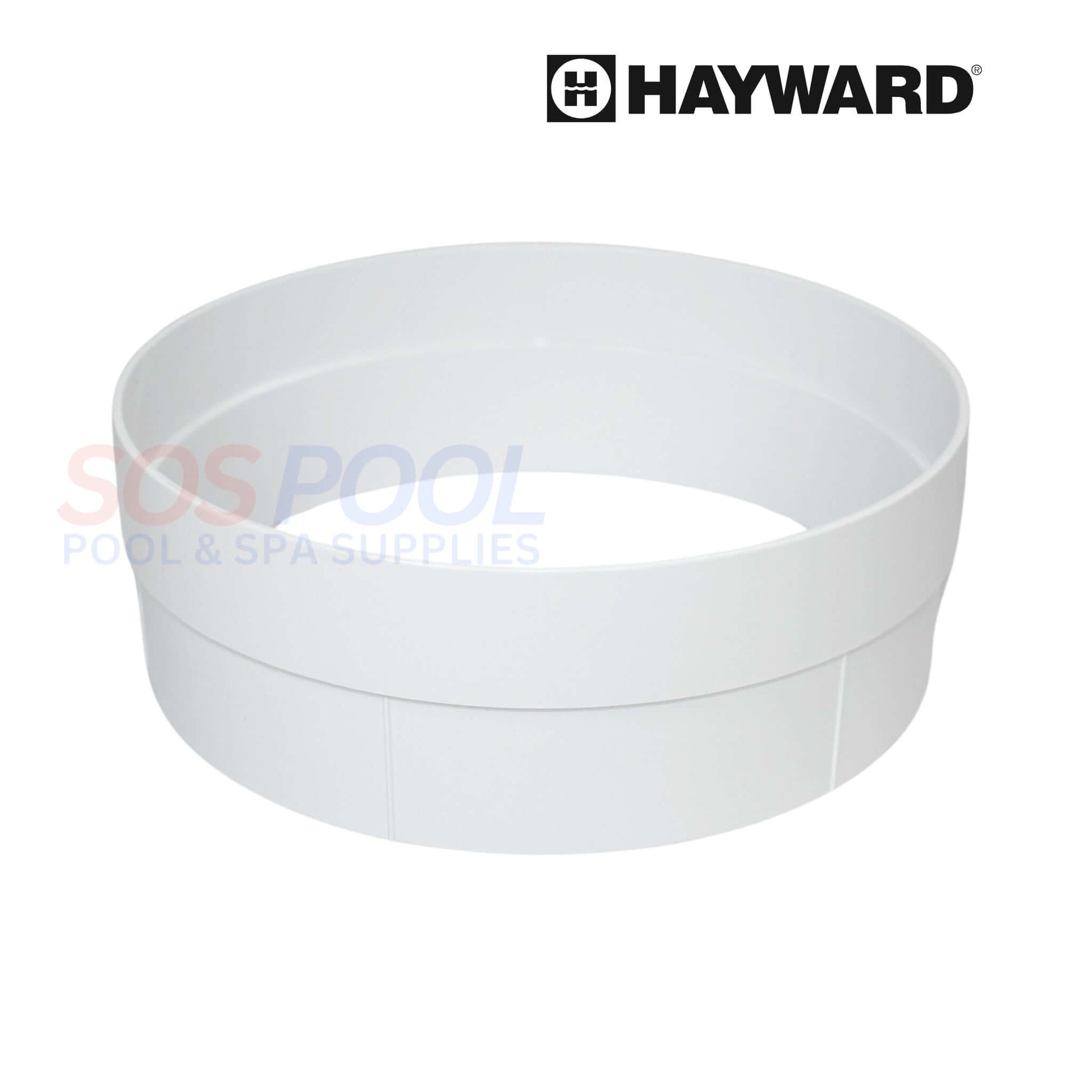 Hayward SP1070P collar extension for Skim Master skimmers, compatible with in-ground concrete pools, available at SOS Pool.