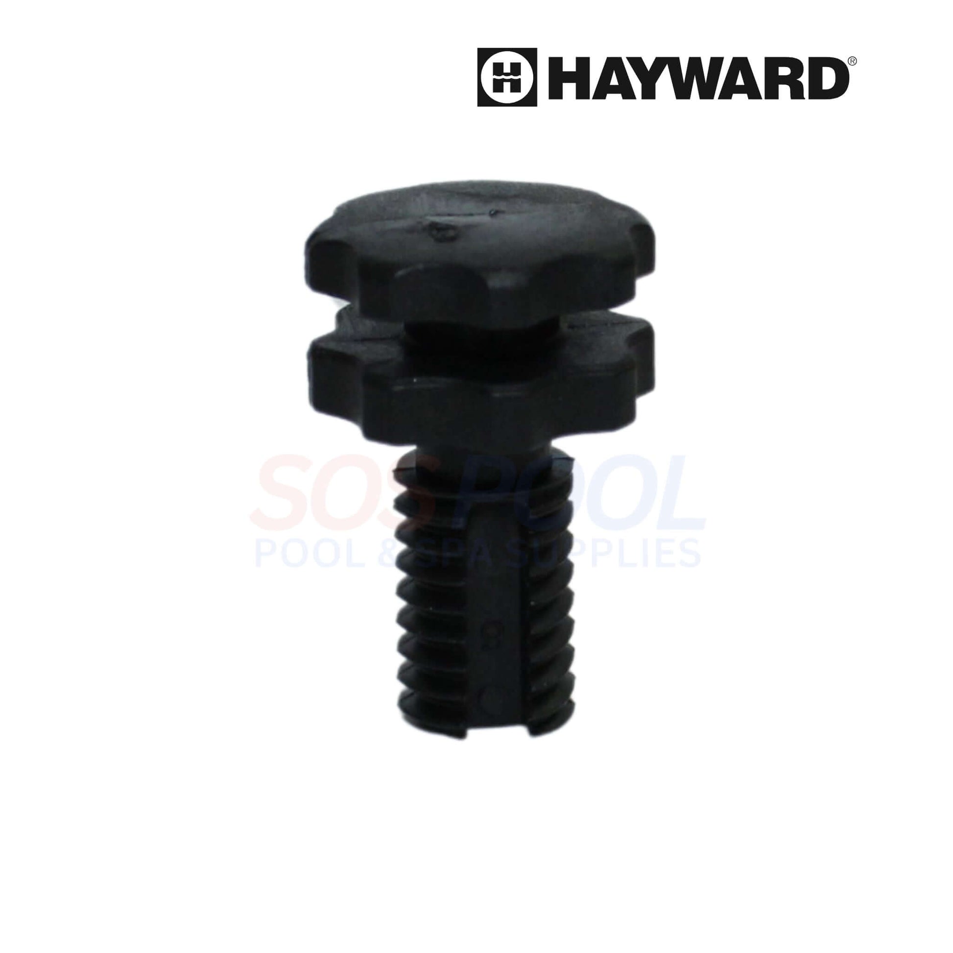 Hayward OEM replacement screw for pool filters, compatible with SOS Pool supplies, durable and reliable for efficient filtration.