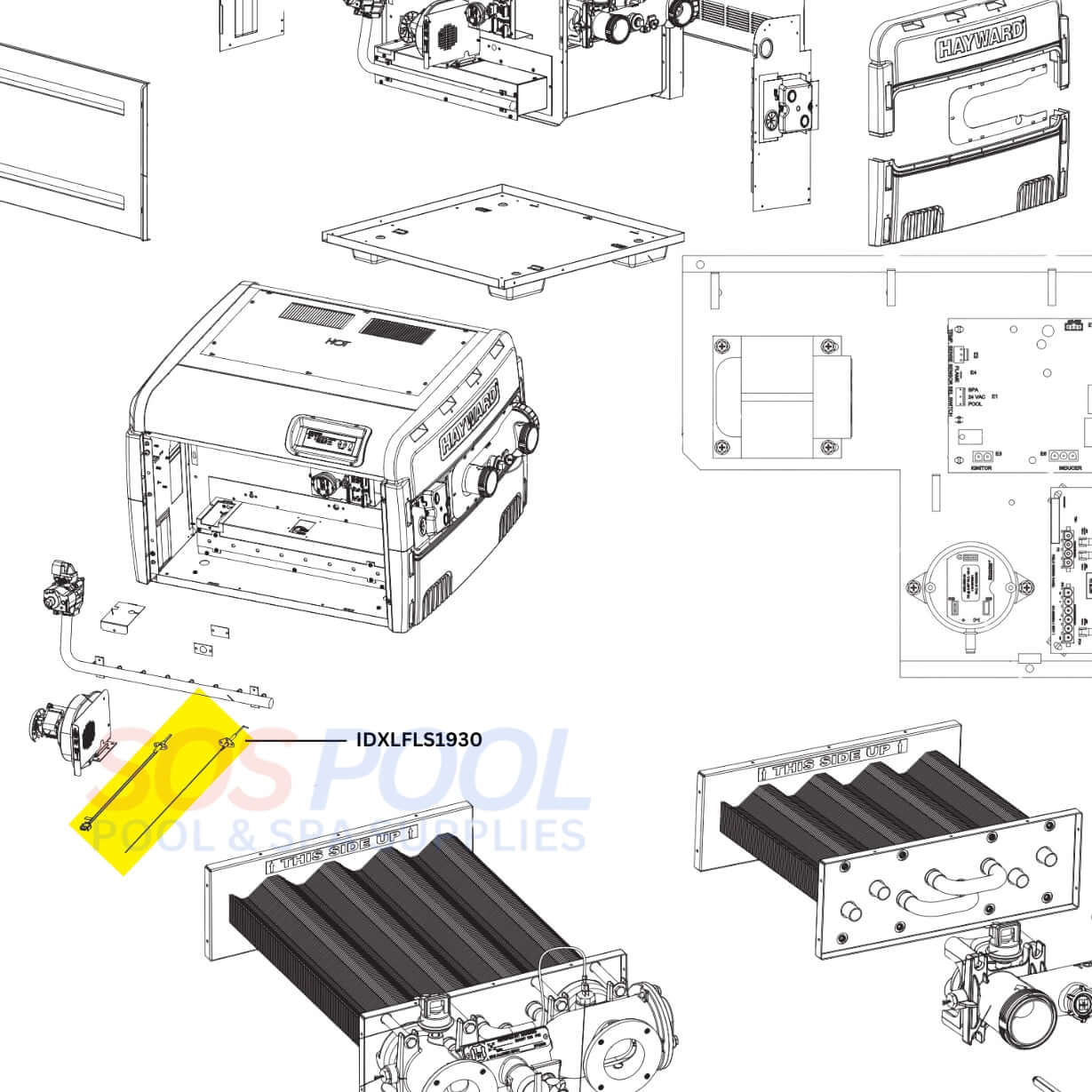 Hayward Flame Sensor For H-Series Heaters | IDXLFLS1930