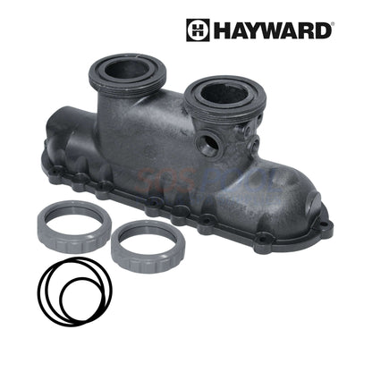 Hayward Front Header for H-Series Heaters, OEM HAXFHD1930, durable component for optimal performance, SOS Pool.