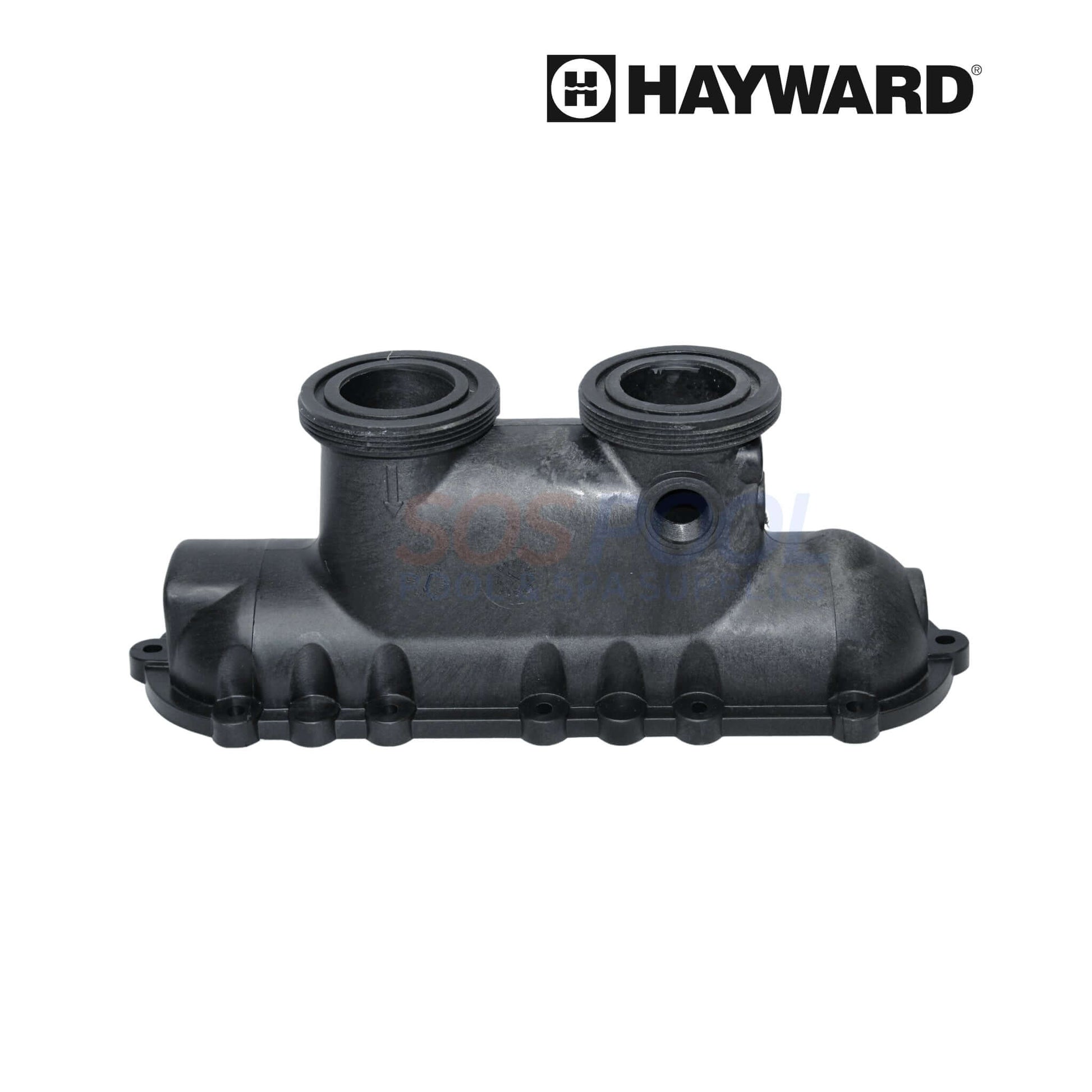 Hayward Front Header for H-Series Heaters before 10/20, SKU HAXFHD1930, essential for heater efficiency, SOS Pool.