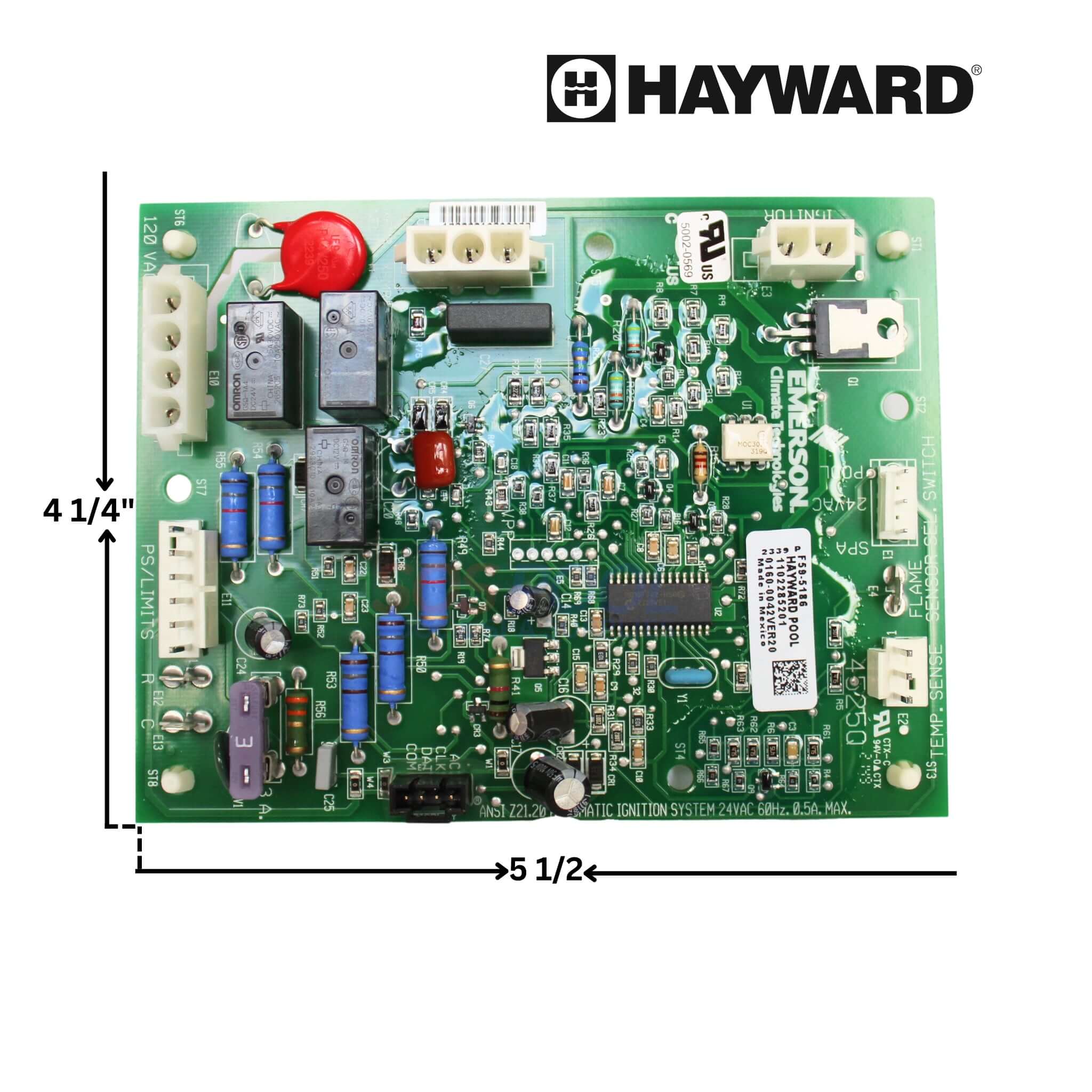 Hayward H-Series FD Heater Integrated Control Board - Thumbnail 5