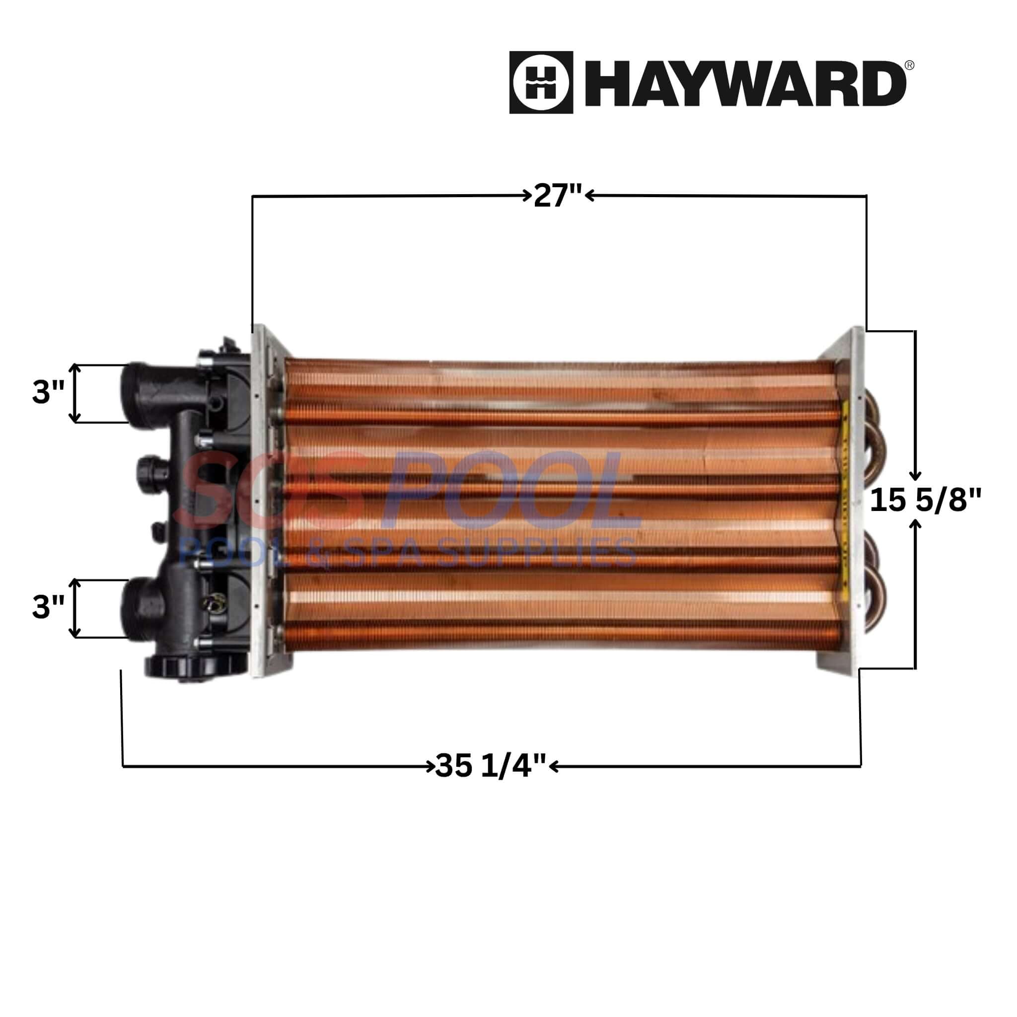 Hayward H400FD Heat Exchanger Assembly | FDXLHXA1400