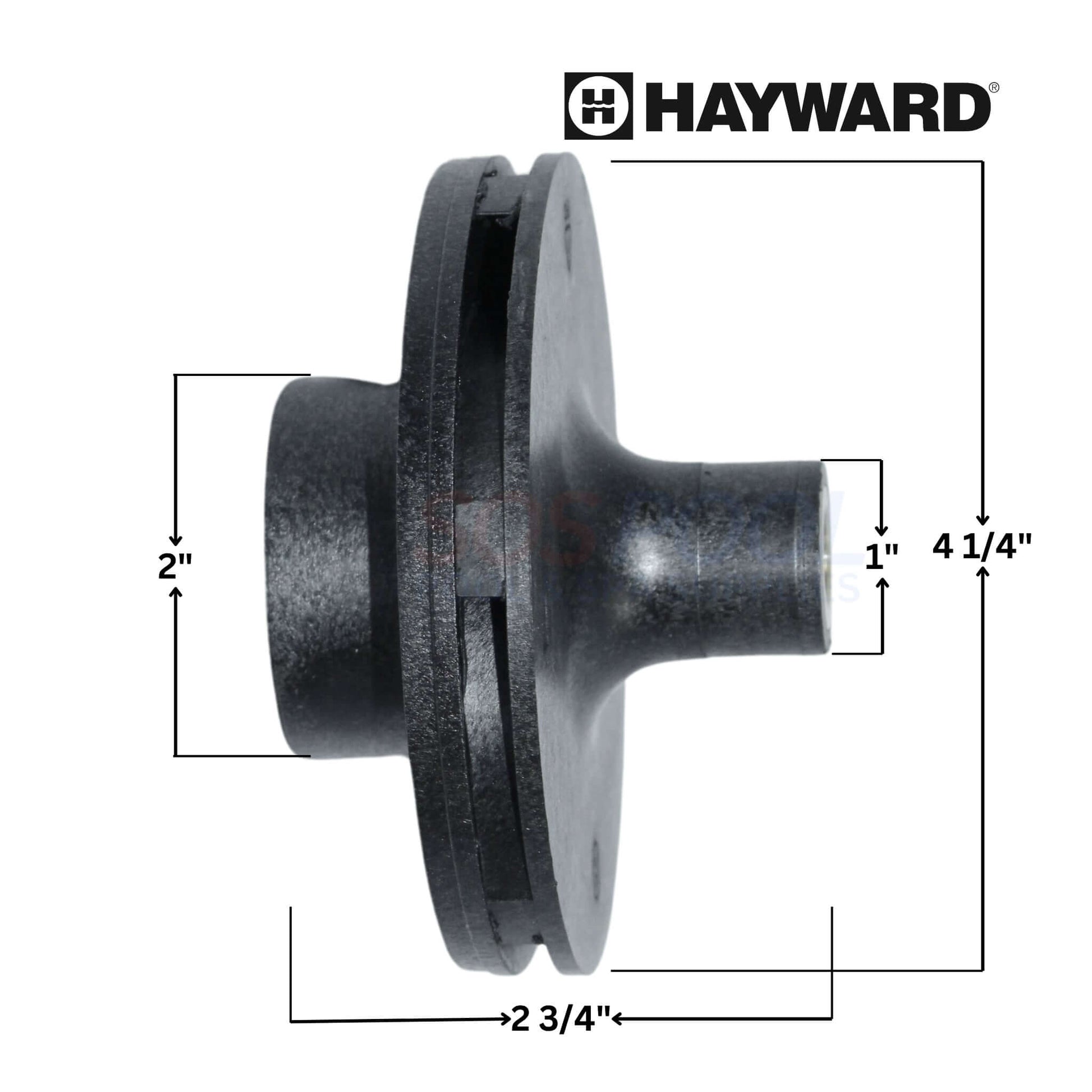 Hayward impeller designed for Max-Flo II & XL pool pumps, optimized for 1.5HP performance, part number SPX2710CM.