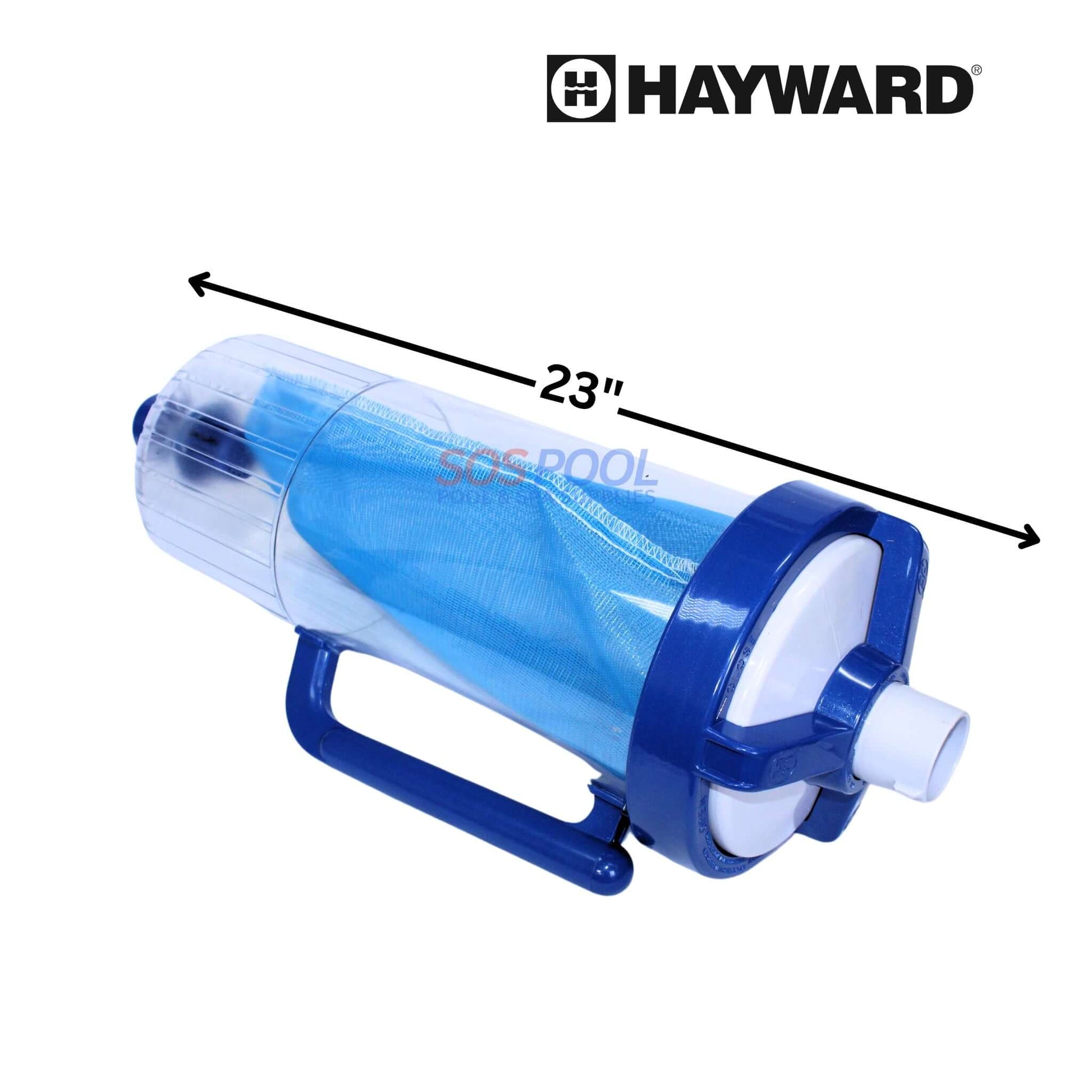 Hayward Leaf Canister W530, 23" large capacity for suction cleaner, keeps pool clean, SOS Pool.
