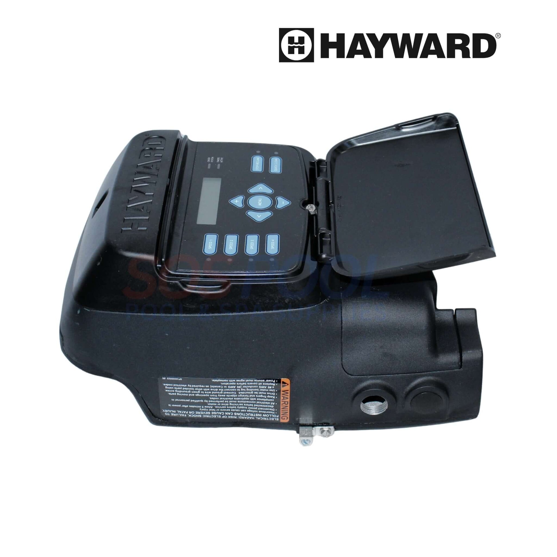 Hayward Motor Drive SPX3400DR for EcoStar and TriStar pumps, featuring digital control interface. SOS Pool.