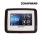 Hayward OmniHub Pool & Spa Controller | HLHCONTROL showing touchscreen display with pool settings, temperature, and control options.