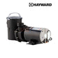 Hayward Power-Flo LX 1 HP Pool Pump | W3SP1580, featuring a black casing and clear lid, ideal for above-ground pools.
