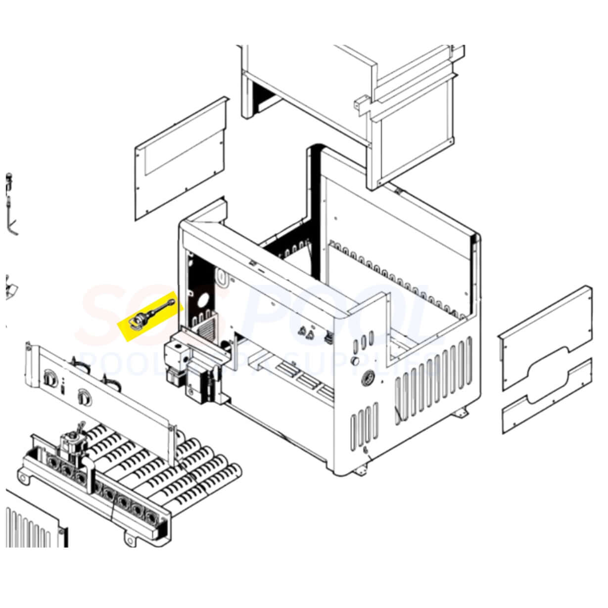 Hayward Pressure Switch Assembly For H-Series ED1 and ED2 Heaters | HA