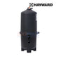 Hayward ProGrid 60 Sq Ft DE Filter | W3DE6020 black filter tank for pool, connected to plumbing, from SOS Pool supplies.
