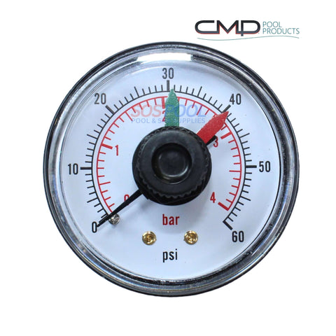 CMP Pressure Gauge with Dial for Hayward Filters | SOS Pool | Part 25501-100-900 | Accurate PSI Measurement