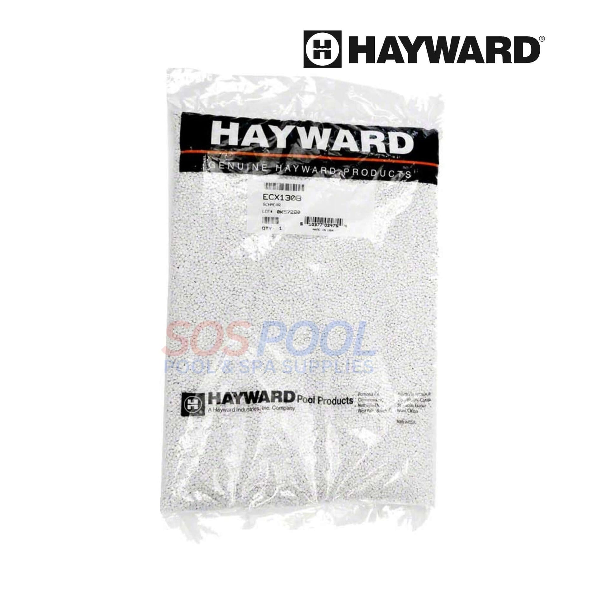 Hayward Schmear Pellets for PVC repair, white ECX1308, ideal for fixing leaks in ABS plastic, available at SOS Pool.