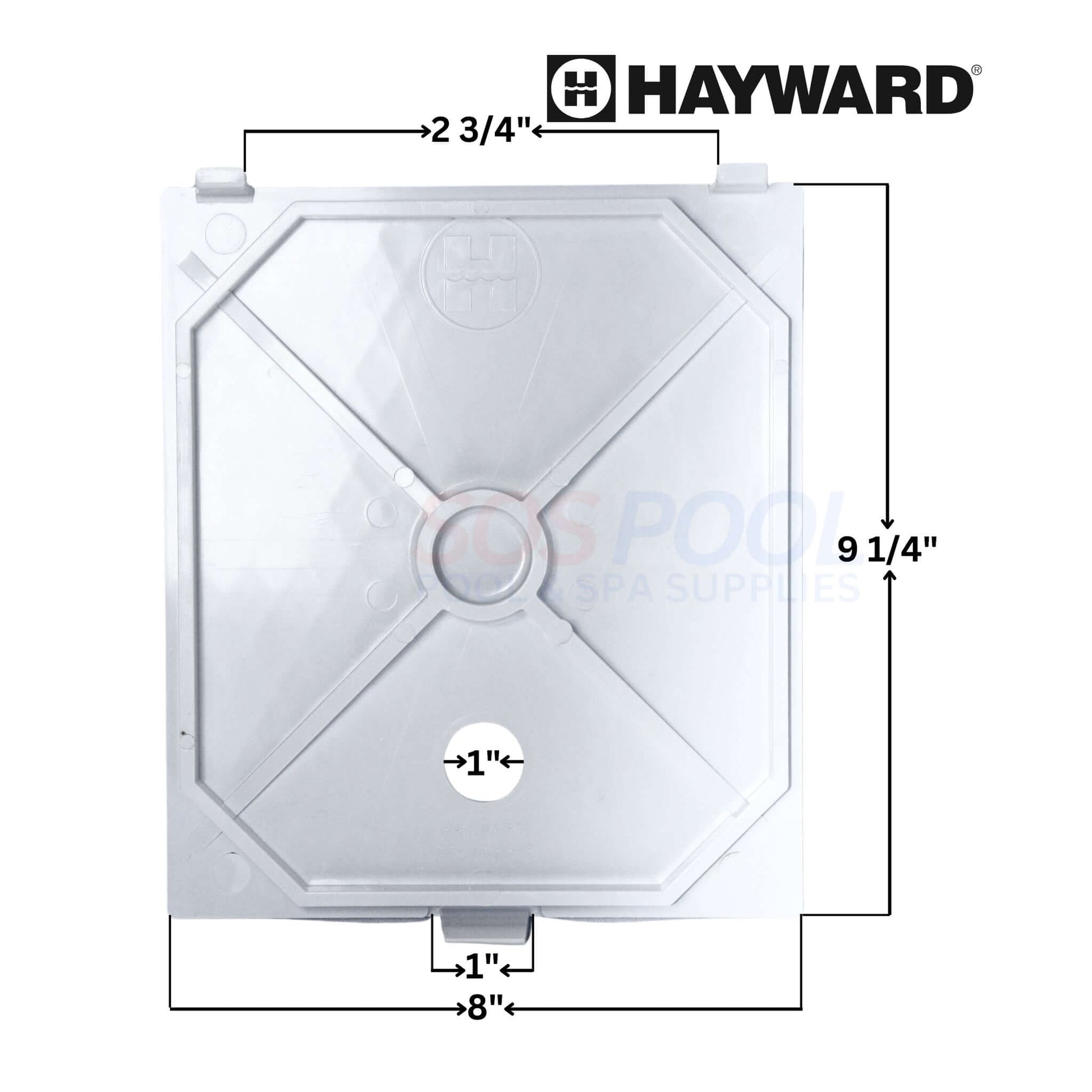 Hayward Skimmer Cover for SP1089 Dyna-Skim, durable OEM part for pool maintenance, SKU SPX1088B, SOS Pool