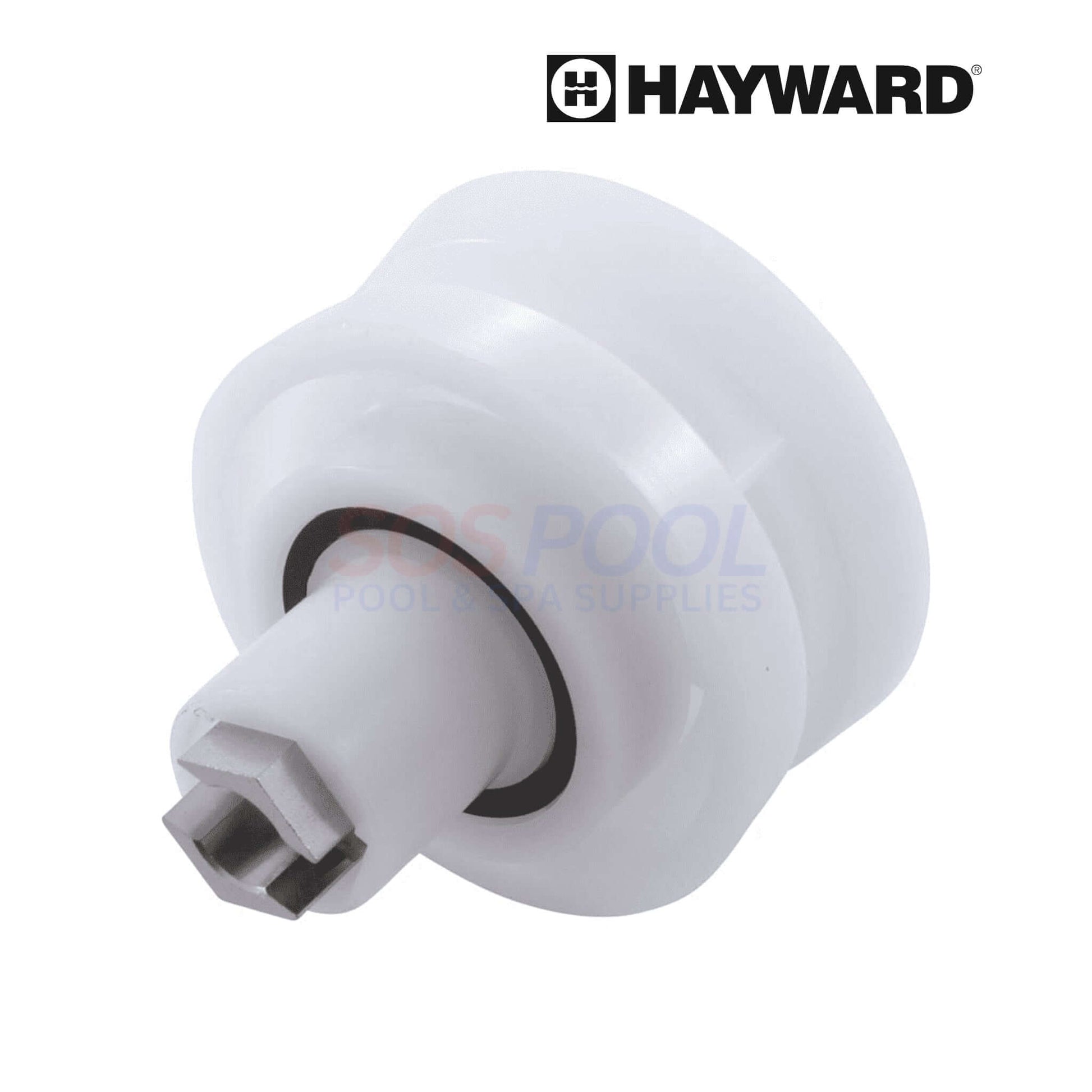 Hayward Tigershark Drive Pulley Assembly | RCX26002 in white, showing detailed side view for robotic pool cleaners at SOS Pool.