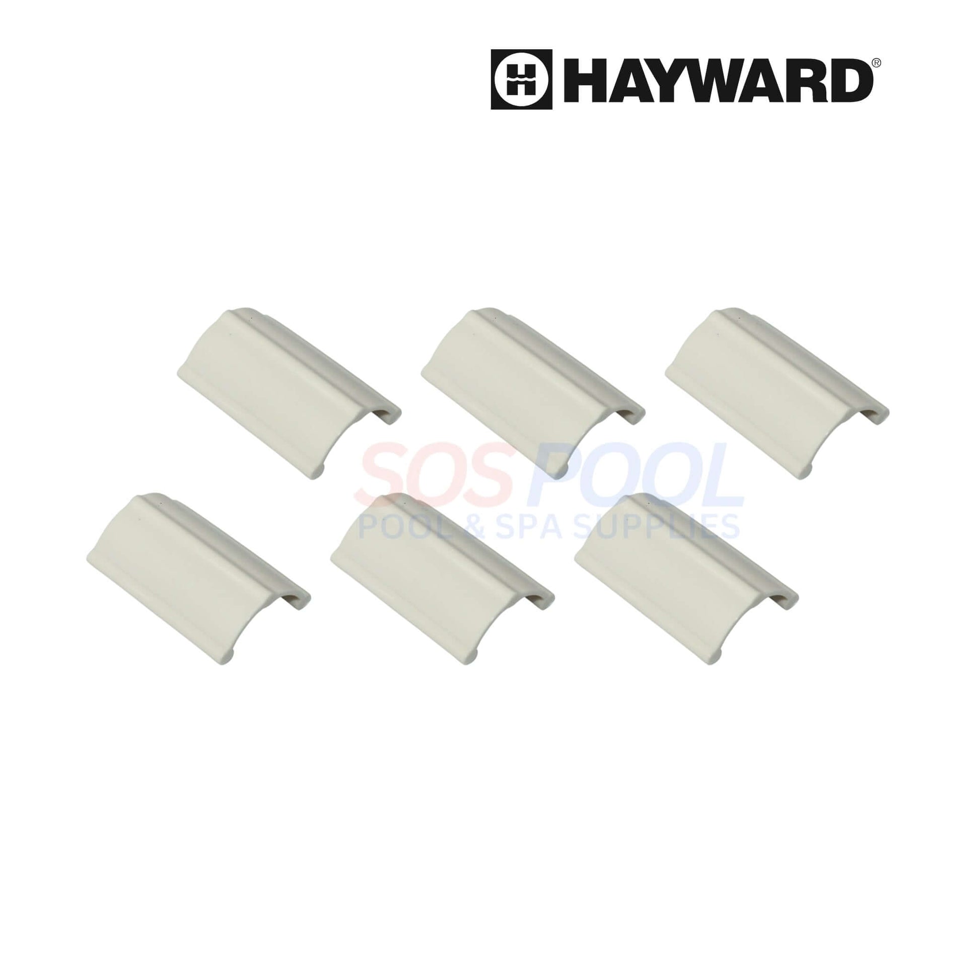 Hayward Turbine Vane Kit for Poolvergnuegen, includes 6 curved vanes, model PVXH004PK6, SOS Pool.