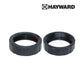 Hayward Union Connector Kit for Max-Flo II pumps featuring two union nuts, compatible with SOS Pool, SPX2700UNKIT.