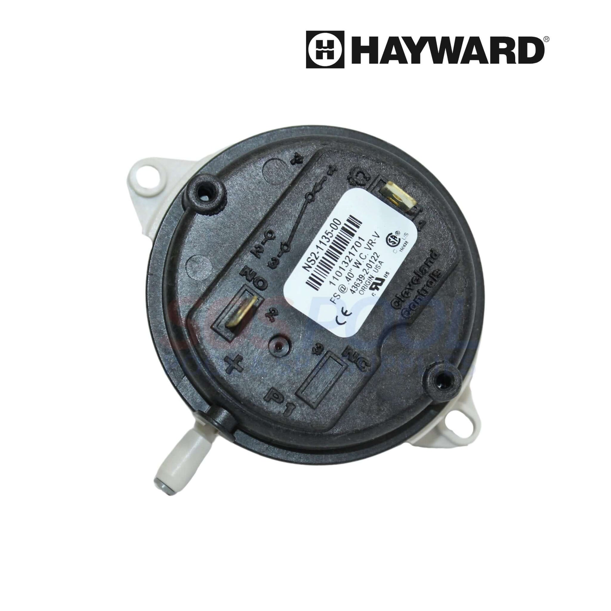 Hayward Vent Pressure Switch IDXLVPS1930 for H-Series Heaters, reliable safety component for SOS Pool.
