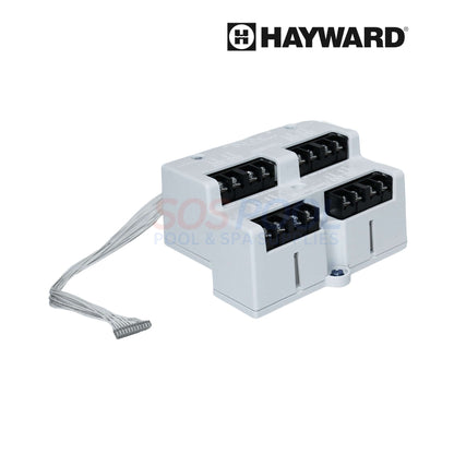 Hayward 4 Relay Module for OmniLogic, expands automation for pools and spas, part number HLRELAYBANK, SOS Pool.