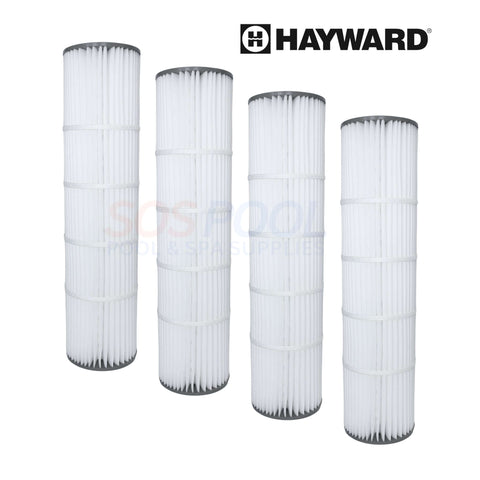 Hayward Cartridge 4-Pack DEX200EPAK4 for DEP80 filters by SOS Pool, ensuring efficient filtration and water clarity.