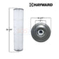 Hayward Cartridge DEX200EPAK4 for DEP80 Filters, 32 3/4" long, 4 Pack by SOS Pool, strong filtration for clean water.