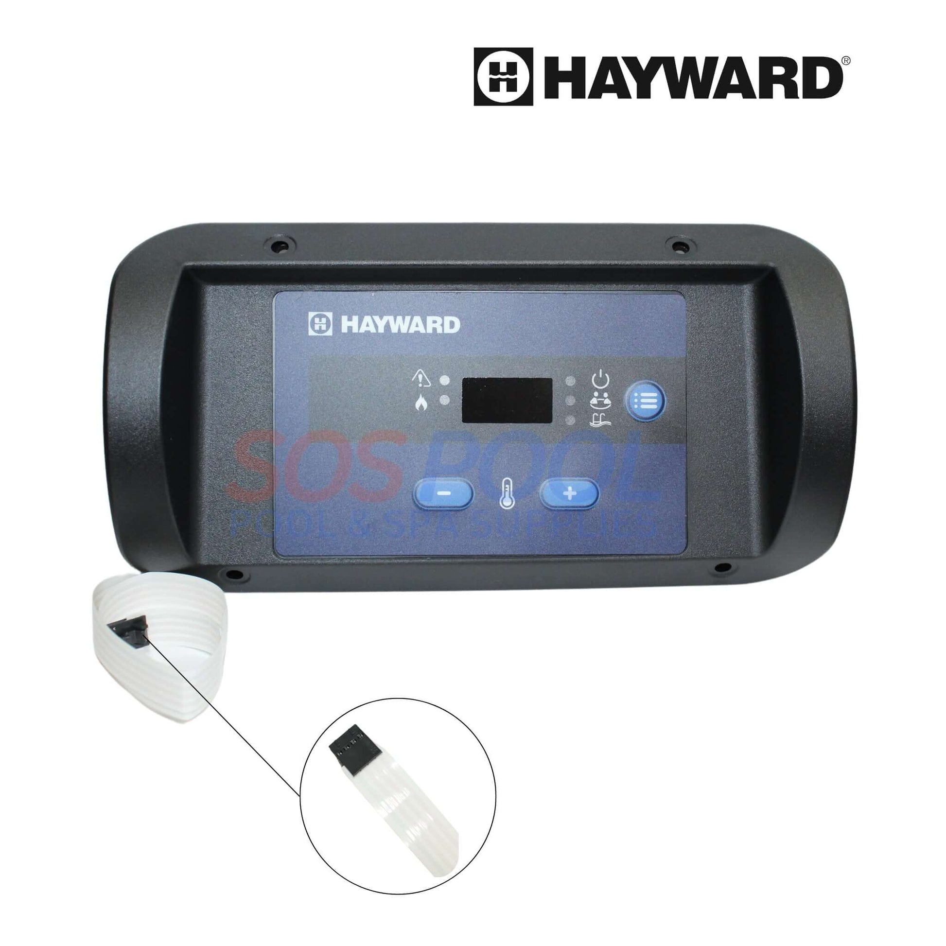 Hayward Display Board IDXL2DB1930 for Induced Draft IDL2 Heaters, durable for SOS Pool environments.