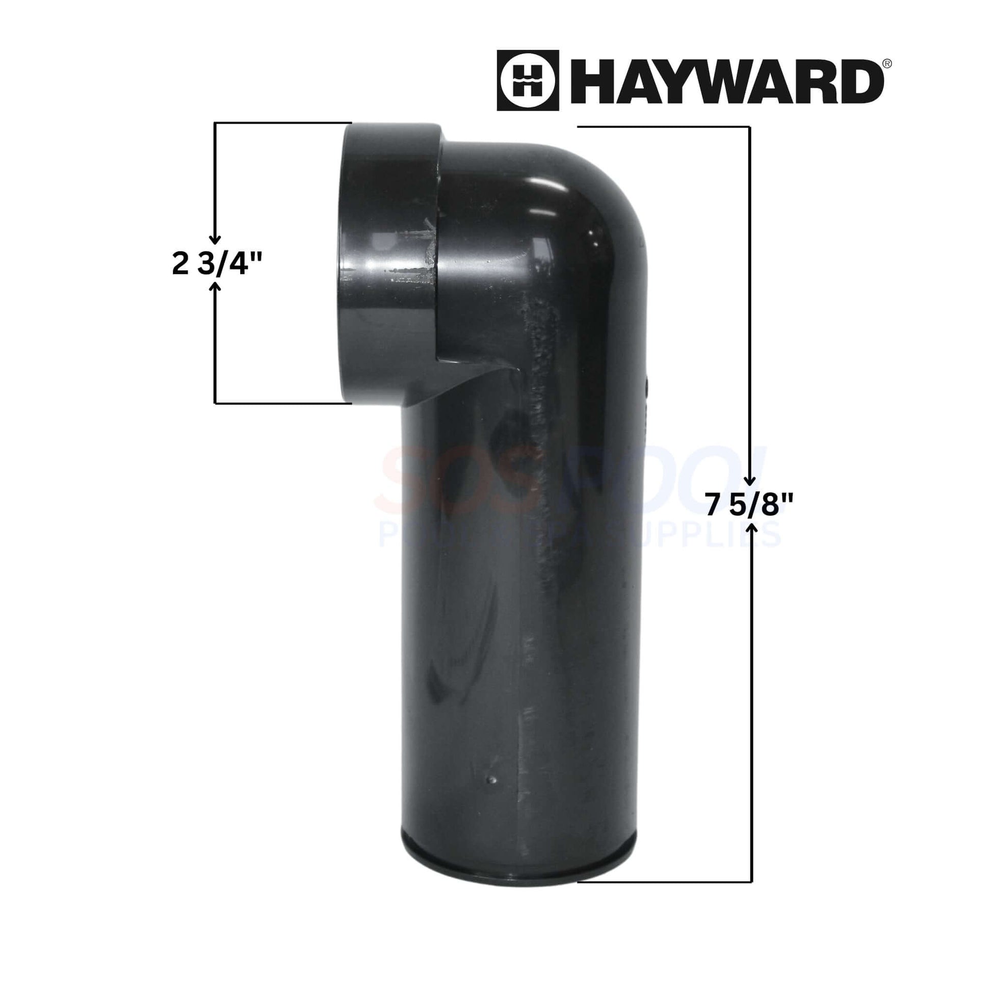 Hayward Outlet Elbow for SwimClear Filters, OEM replacement part for efficient pool water circulation, CX3020FB.