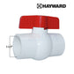 Hayward QVC Compact Ball Valve for effective flow control, PVC body, 1-1/2" size, SOS Pool SKU: QVC1015SSEW.