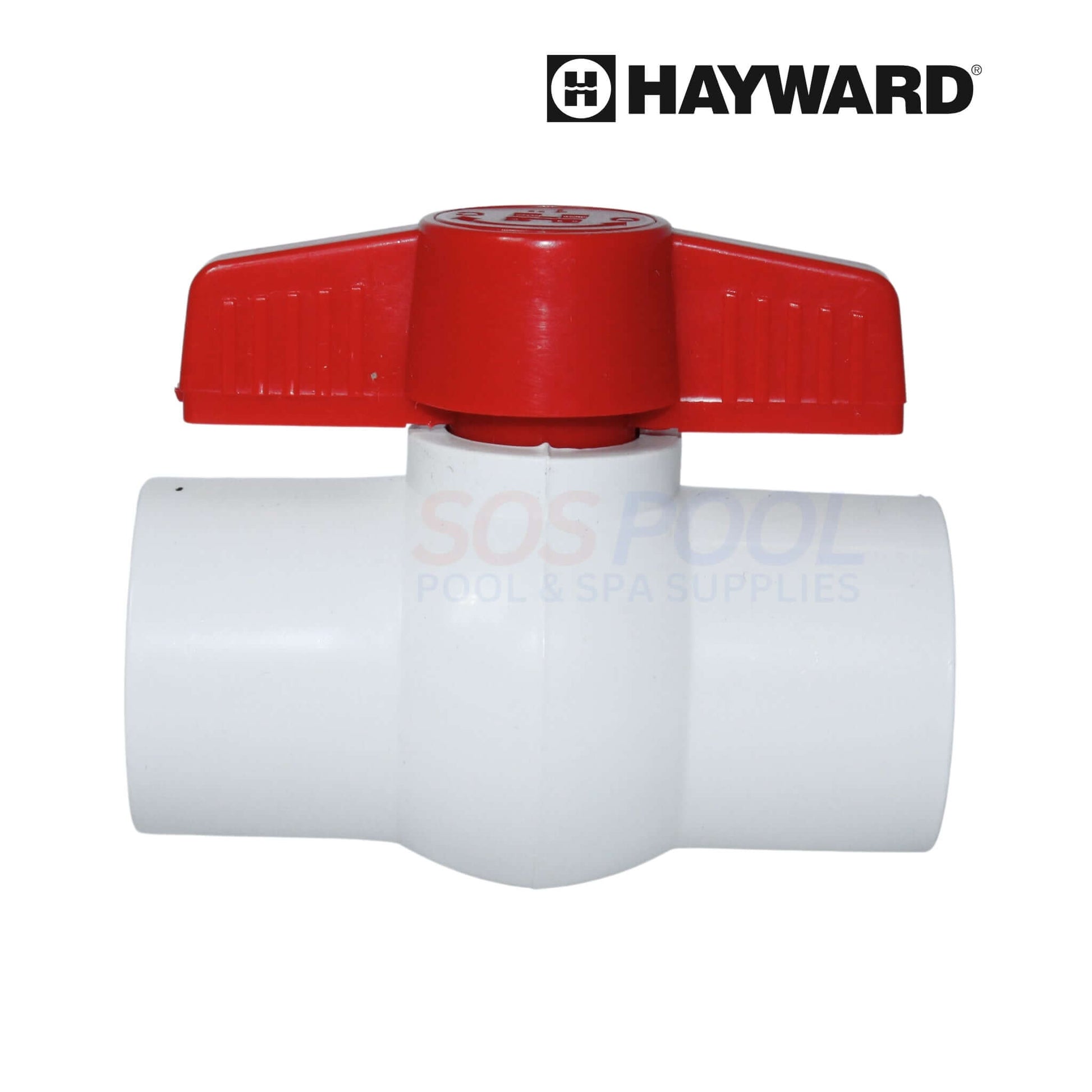 Hayward QVC Compact Ball Valve for efficient flow control, PVC body, socket connections, SKU QVC1010SSEW, QVC1015SSEW, QVC1020SSEW. SOS Pool.